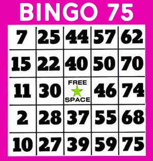 Cartones de Bingo Ganadores