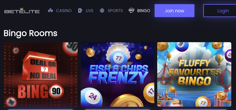 BetElite Bingo Rooms