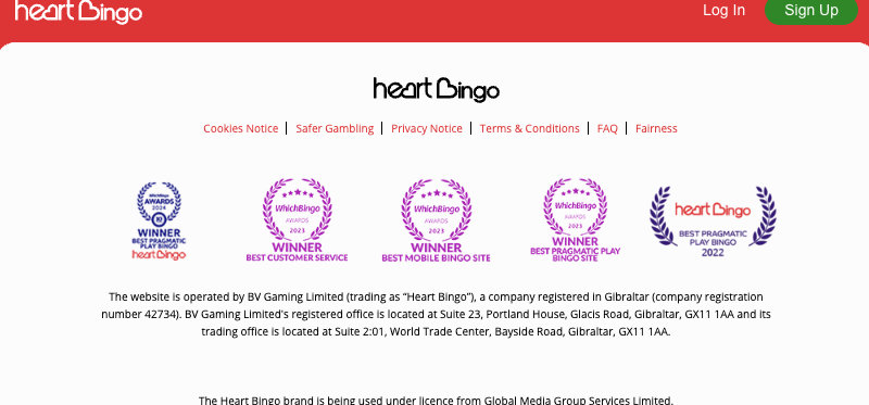 Heart Bingo Awards