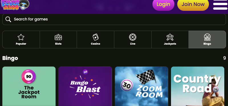 Fever Bingo Games