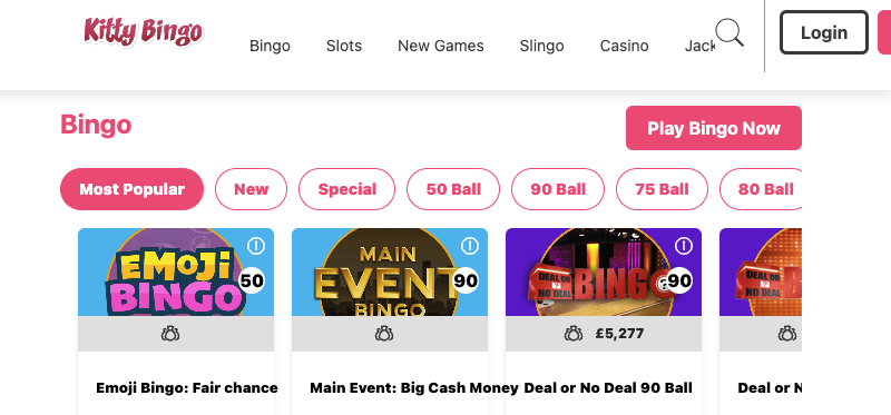 Kitty Bingo Games