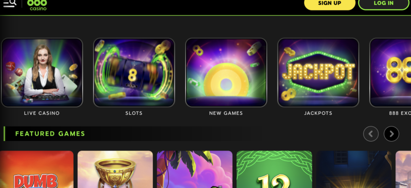 888 Casino Games