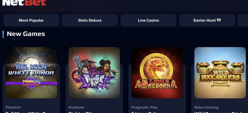 NetBet New Games